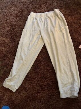 Women Elastic Waist light lime Jogger Pants